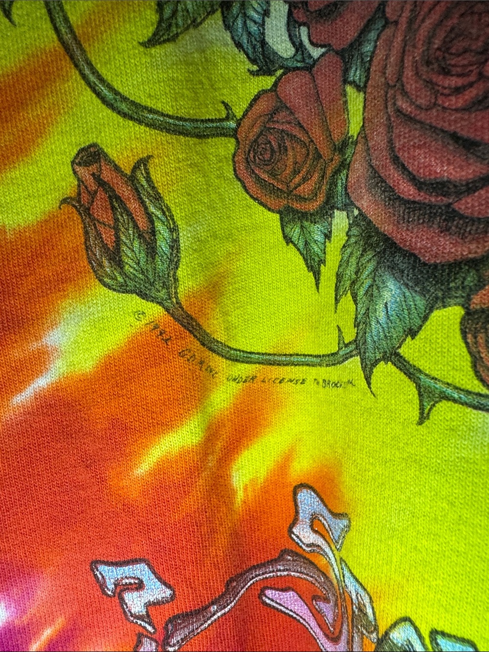 Vintage Grateful Dead T-Shirt / 1992 / Space Your Face / XL / Single Stitch - Picture 3 of 11